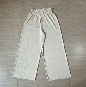 Cream Wide Leg Lower
