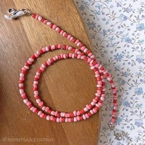 Pink Beaded Necklace💗