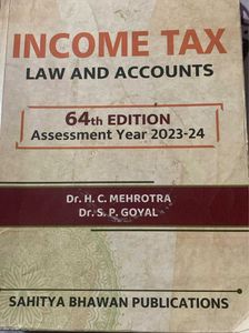 Income Tax Law and Accounts 64th Edition For B.com