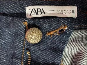 ZARA High-Waist Straight Leg Jeans