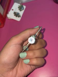 Sparkling Gemstone Bracelet + Silver Earrings