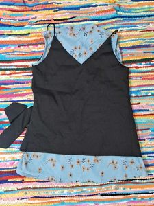 Chic Layered korean top with detachable jacket