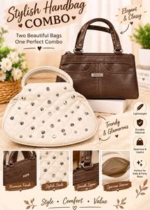 Stylish Handbag Combo - 2 Bags✨️✨️