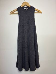 Sleeveless Ribbed Knit Dress