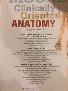 Moore's Clinically Oriented Anatomy