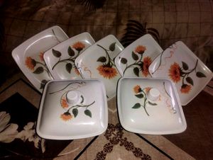 5 Plate With 2 Bowl 🍽️ Dinnerware