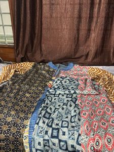 Anora gown  with Bohemian Print
