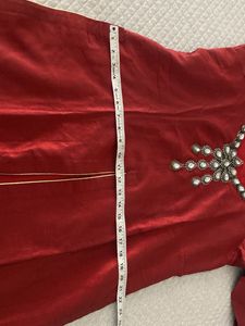 Kundan Work Silk Kurta