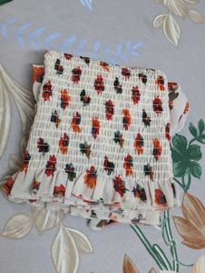 Floral Smocked Puff Sleeve Top