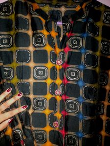 Black Printed Kurti