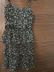 Floral Ruffle Mini Dress