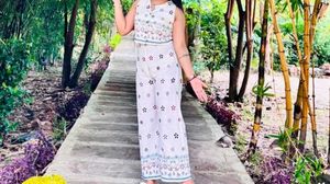 White Printed Co-ord Set