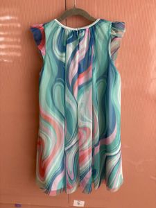 Flowy Swirl Print Dress
