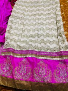 beautiful long suit with chicken Kari work 😍