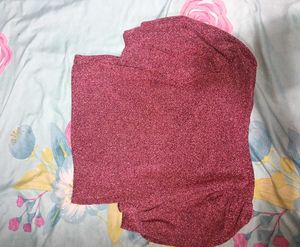 Stylish pink mix Sparkle Top