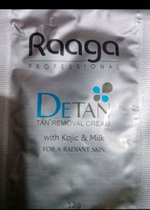 Raaga Professional De Tan. Tan Removal Cream