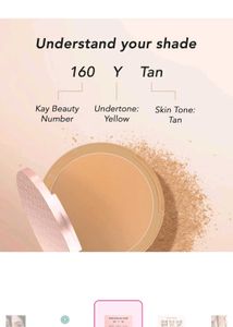 Kay Beauty Matte Compact - 160Y Tan (shade)