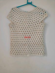 Crochet Knit Top handmade