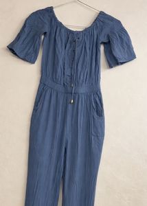 grey jumpsuit