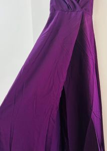 Elegant Purple Maxi Dress