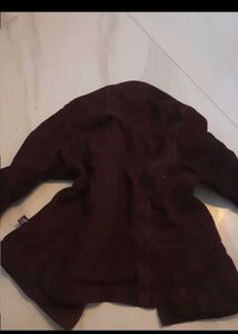 Y2k Burgundy Jacket