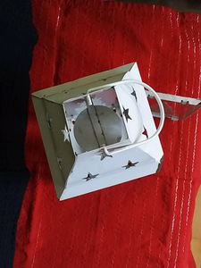 Hanging Lantern Tealight Holder Metal Lamp