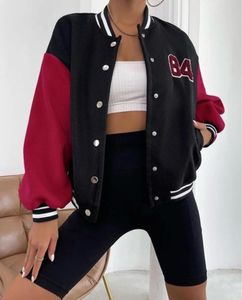 Varsity Style Bomber Jacket