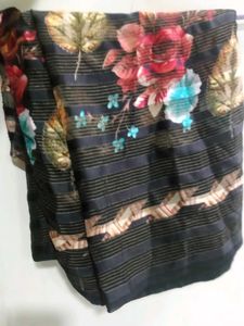 Floral Print Saree