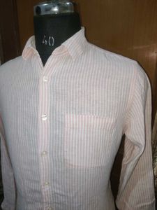 Men's Pink Striped Shirt
