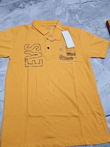 Men's Yellow Polo T-Shirt