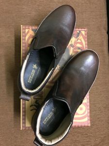 Brown Leather Ankle Boots
