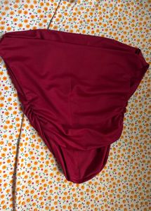 Stylish Maroon Cowl Neck Tank Top