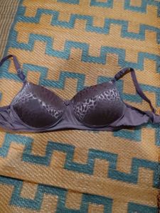 Stylish Padded Bra with Lace Detail