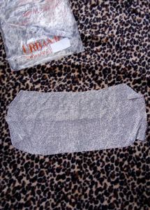 Sparkling Chainmail Halter Top