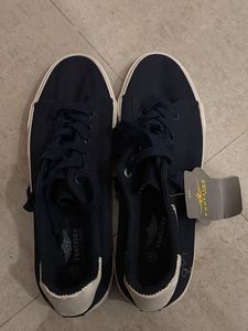 UNISEX Navy Blue Canvas Sneakers