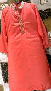 🍊 gota work kurti
