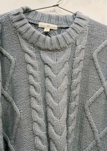 H&amp;M Blue Knit Sweater