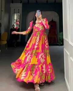 Bohemian Floral Maxi Dress