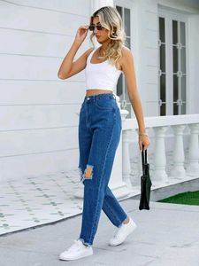Distressed Denim Jeans