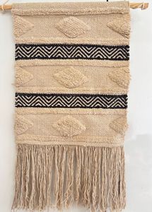 Boho Diamond Fringe Wall Hanging