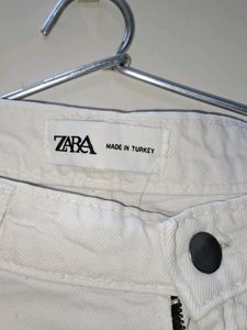 Zara White Jeans