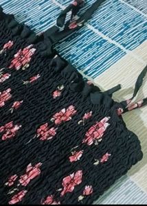 Floral Smocked Midi Dress