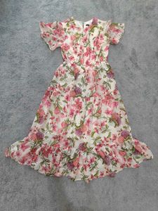 Floral Print Midi Dress