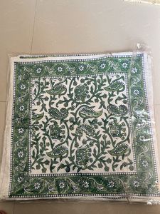Boho Green Elephant Print Cushion Cover