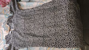 black and white kurti.
