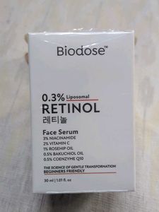 Biodose 0.3% Retinol Face Serum