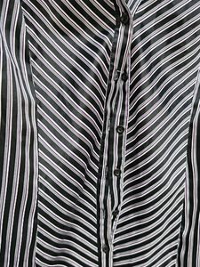 Chic Striped Button-Down Shirt