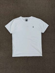 Men's White Polo T-Shirt