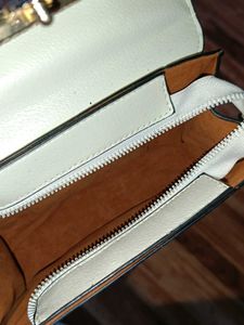 White Star Print Shoulder Bag