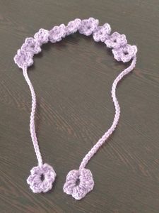 Handmade Crochet Flower Headband